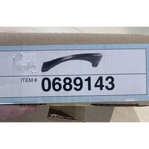 Allen+Roth 3.8 in. Black Satin Finish Cabinet Drawer Pull 0689143 NIP